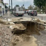 Alba Adriatica, guasto alla rete idrica dopo i lavori in via Trento