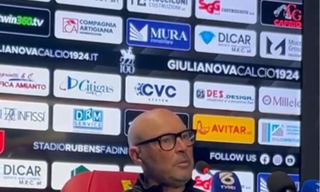 Giulianova, rifinitura prima del derby esterno con il Chieti