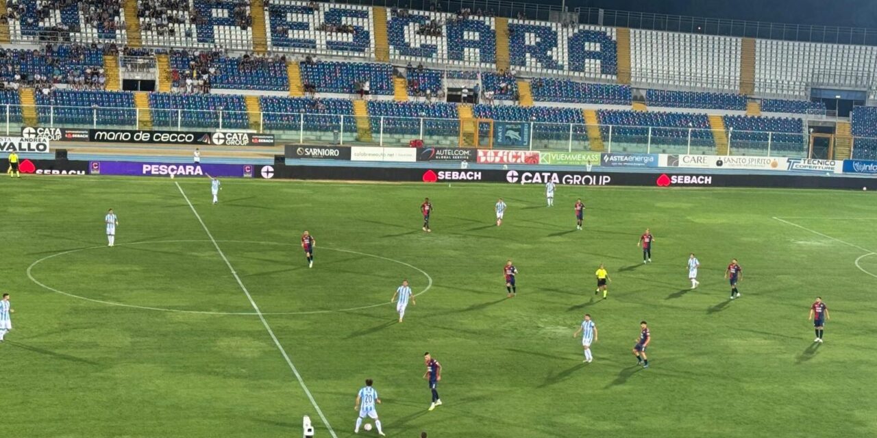 Coppa Italia, il Pescara cade in casa: passa la Sambenedettese