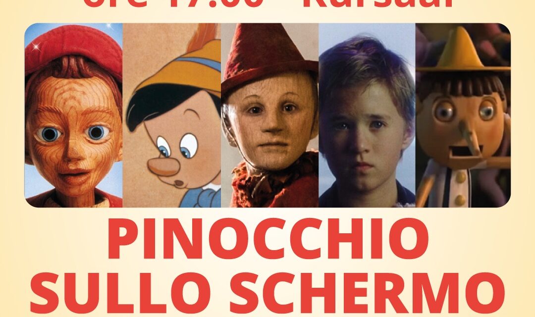 Al Kursaal di Giulianova un incontro dedicato a Pinocchio e al cinema