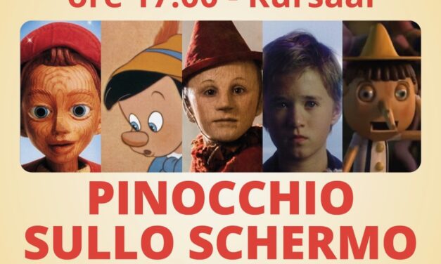 Giulianova, al Kursaal un incontro dedicato a Pinocchio sullo schermo