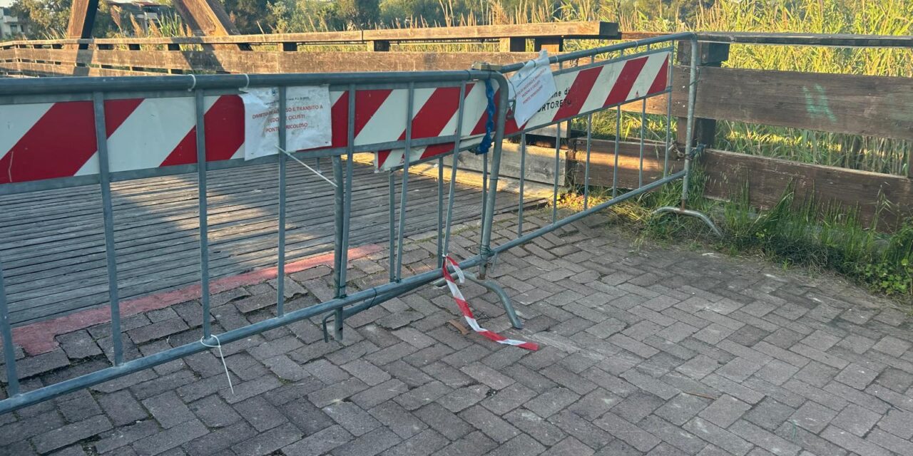 Salinello, pronto il piano per mettere in sicurezza il ponte ciclopedonale