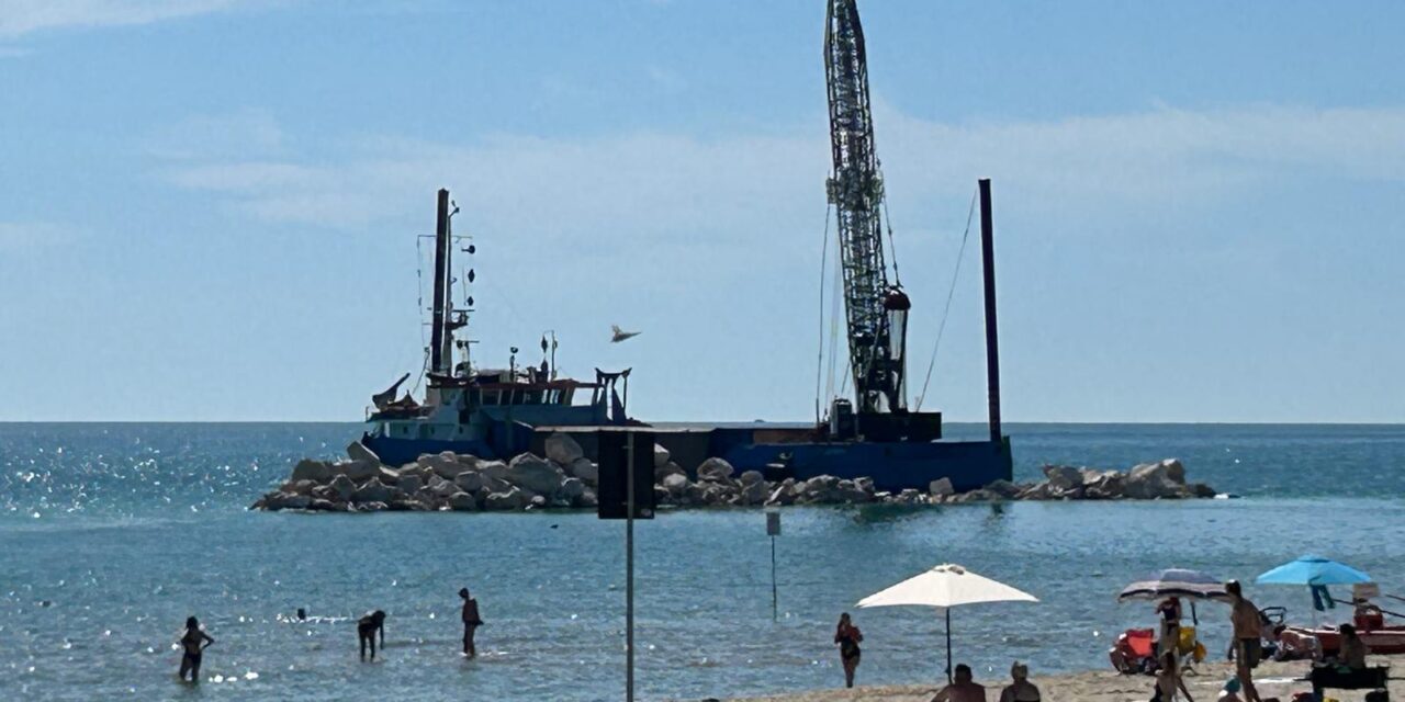 Alba Adriatica, avanti i lavori sul litorale sud fino al 12 agosto