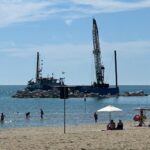 Alba Adriatica prepara nuova sabbia sul litorale nord