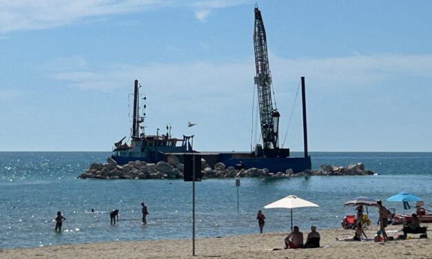 Alba Adriatica prepara nuova sabbia sul litorale nord