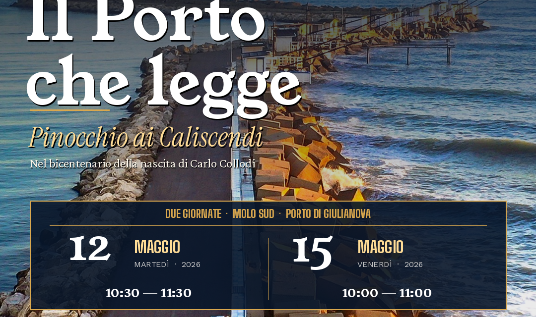 Giulianova, due appuntamenti per il Maggio dei Libri