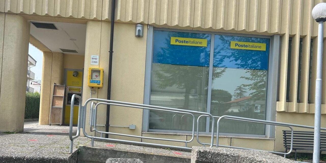 Tortoreto Lido, poste ancora chiuse: apertura rinviata al 30 aprile