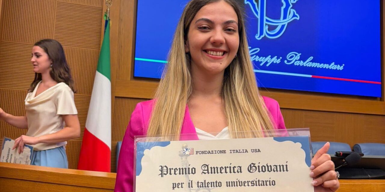 Riconoscimento nazionale a Roma per una giovane di Roseto