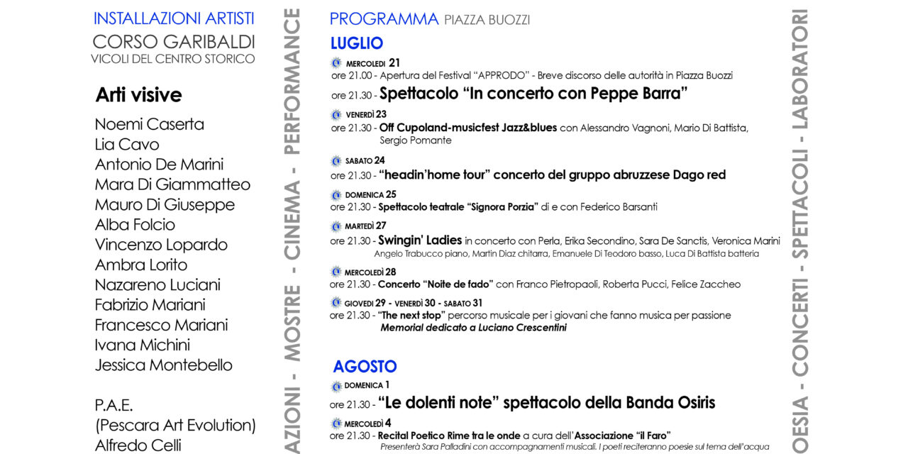 Approdo, borgo in festival