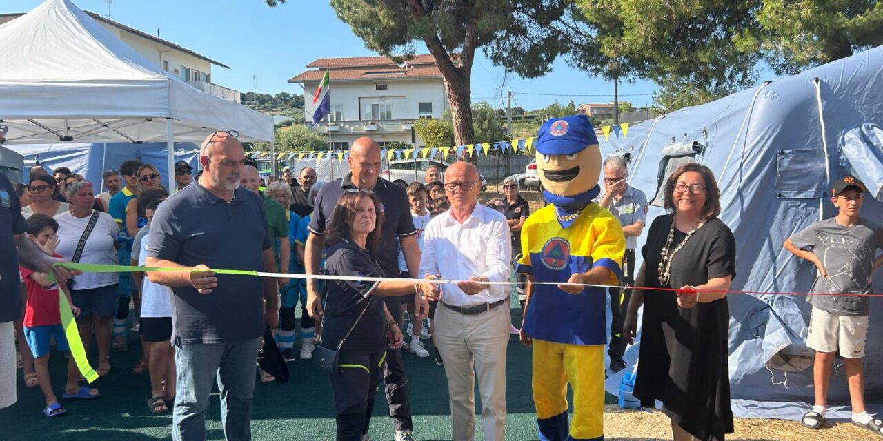 Tortoreto, giovani alla scoperta della Protezione civile