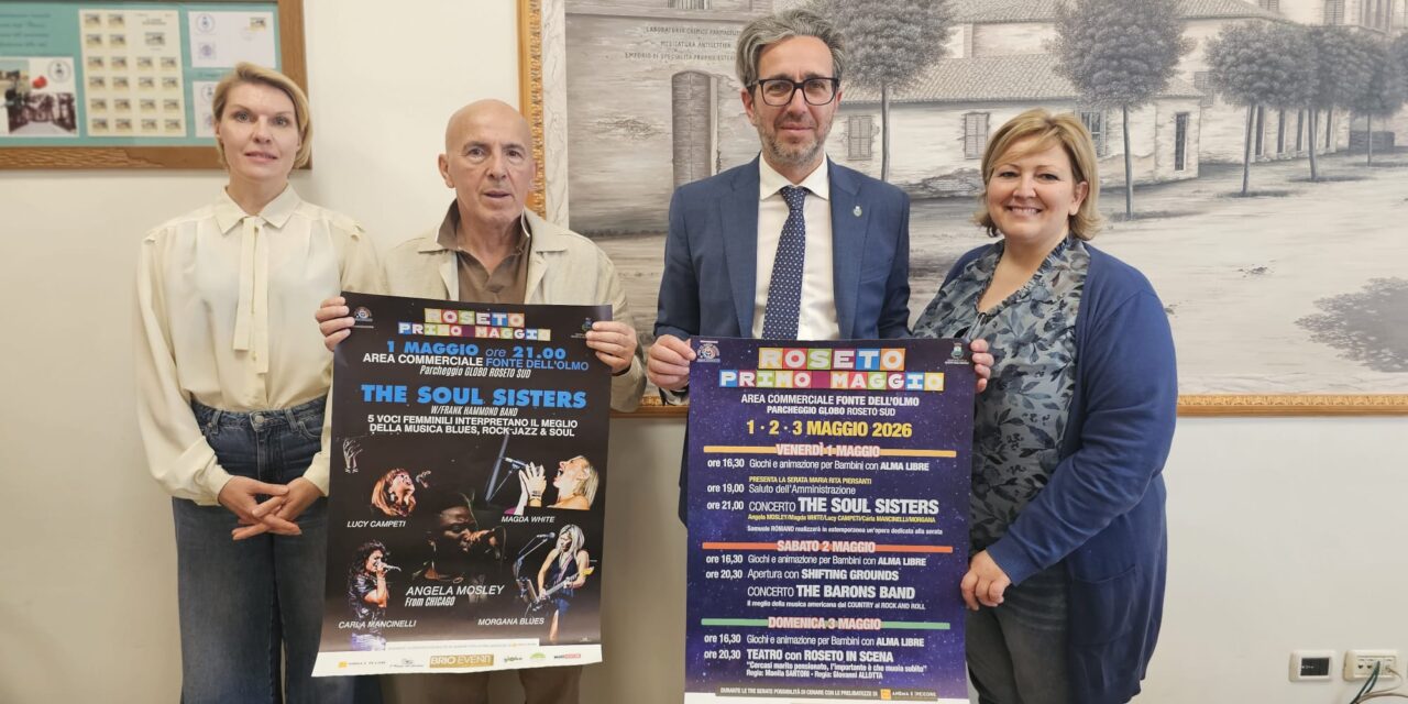 Roseto, tre giorni di musica e iniziative a Fonte dell’Olmo