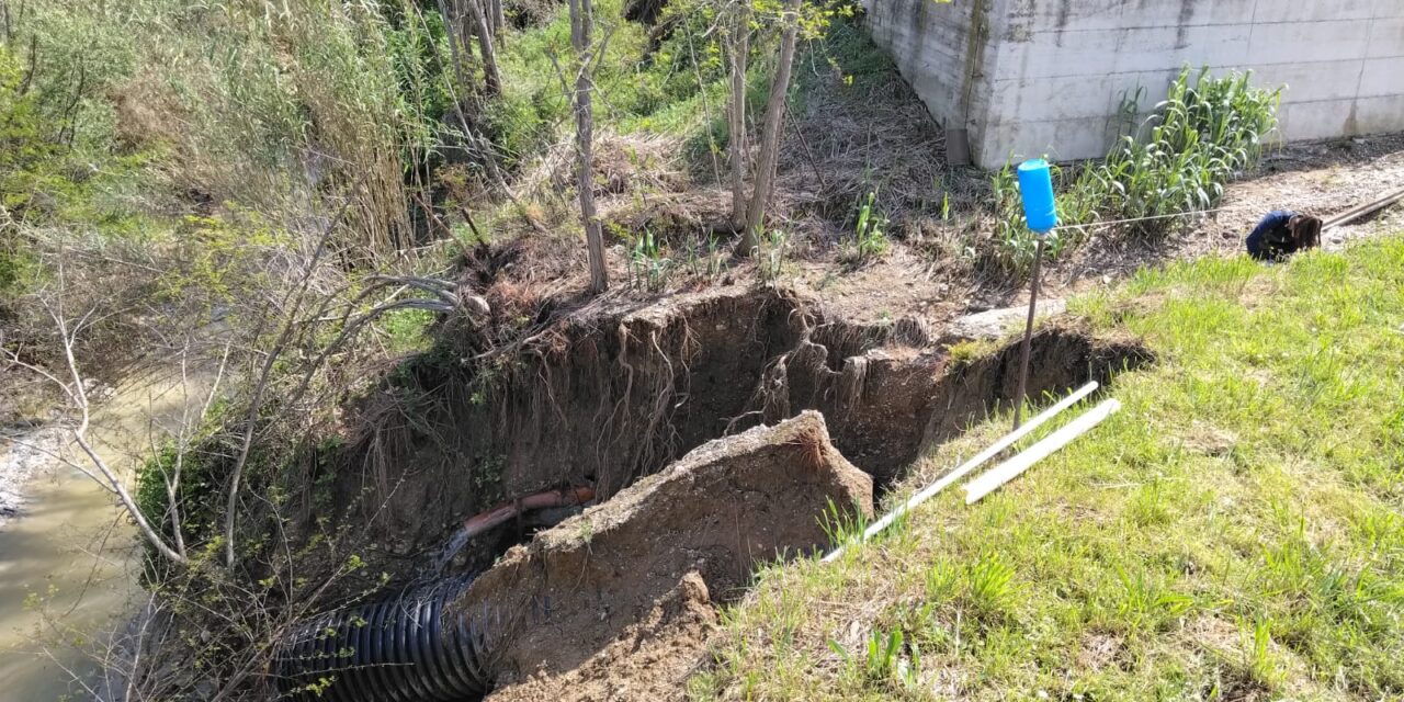 Sant’Omero, verifiche Arpa su due scarichi verso il Vibrata