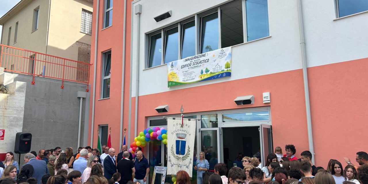 Colonnella, studenti nel nuovo polo scolastico dedicato a Iustini