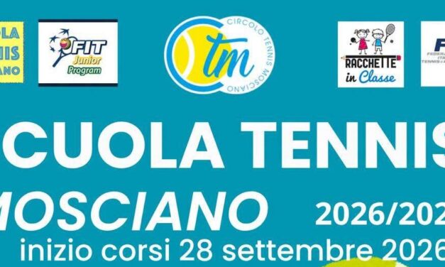 Mosciano, scuola tennis ai vertici nazionali tra i vivai