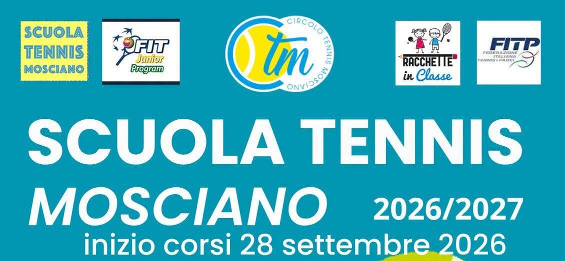Mosciano, scuola tennis ai vertici nazionali tra i vivai