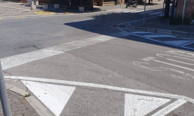 Segnaletica a Giulianova: disagi e vernice sbiadita