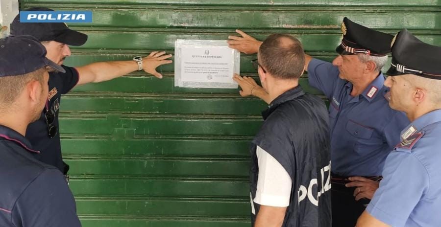 Montesilvano, bar fermato per 15 giorni dopo i controlli