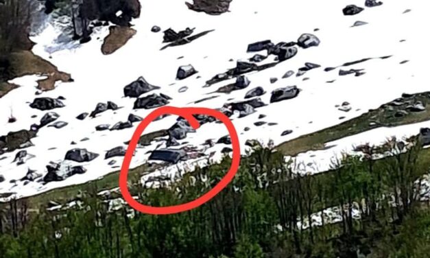 Slavina sul Gran Sasso: danneggiato un rifugio a Fano Adriano