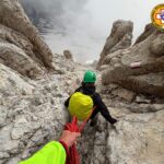 Gran Sasso, alpinista soccorsa sulla Direttissima