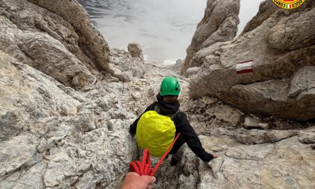 Gran Sasso, alpinista soccorsa sulla Direttissima