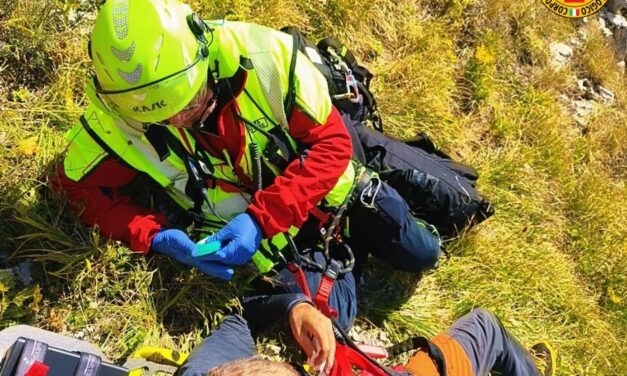 Monte Cafornia, escursionista soccorso dopo una caduta