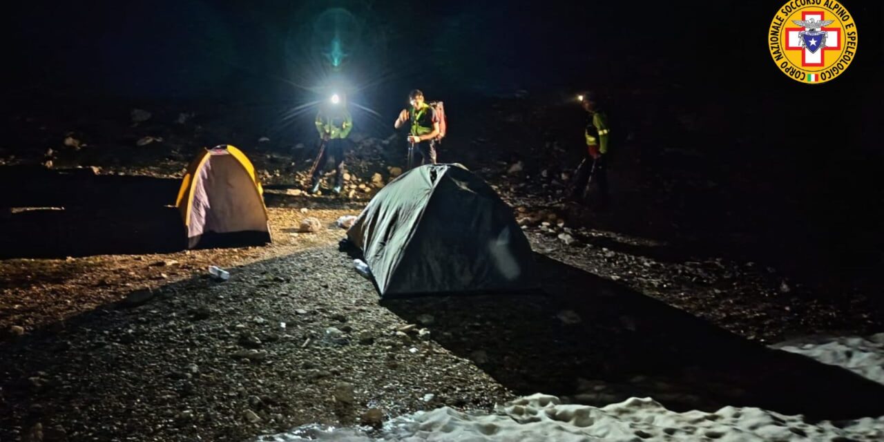 Gran Sasso, recuperati nella notte cinque escursionisti