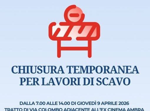 Martinsicuro, viabilità modificata in via Colombo per lavori