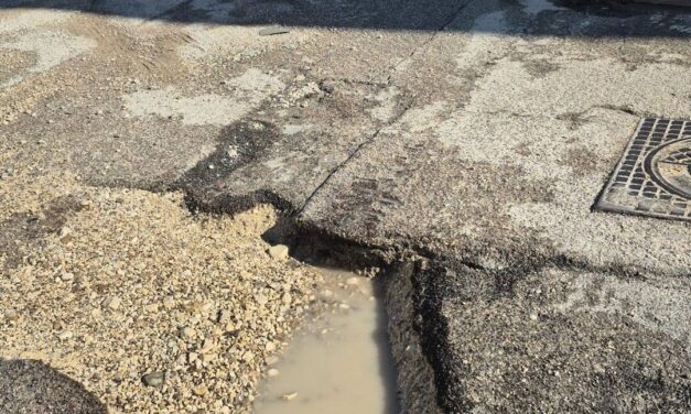 Giulianova, cresce l’allarme per buche e tratti dissestati