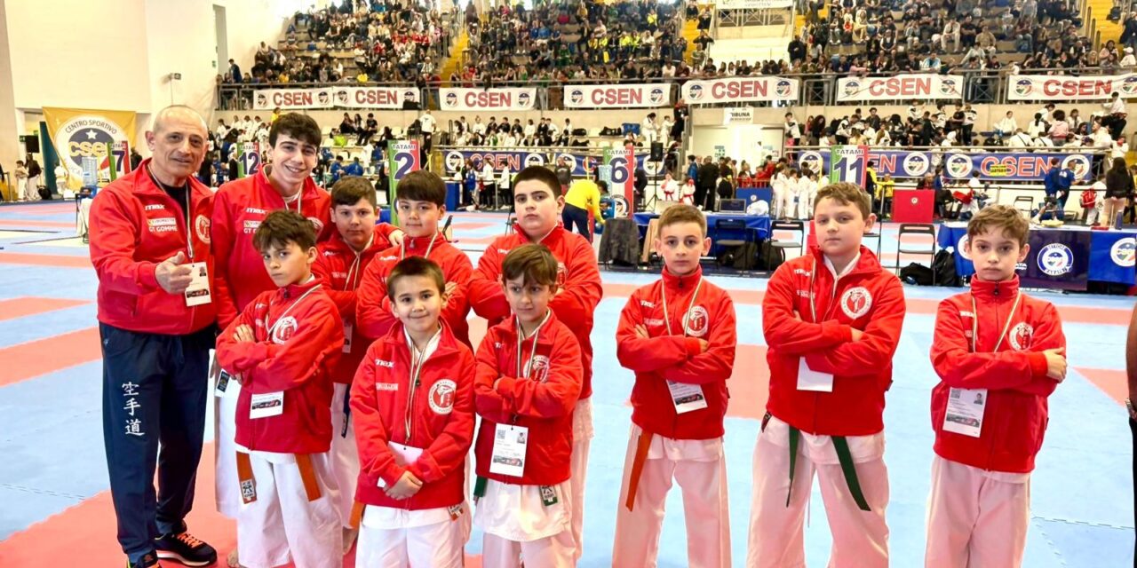 Team Pandoli a medaglia nella Coppa nazionale di karate a Pescara