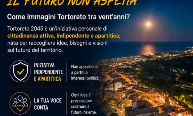 Tortoreto guarda avanti: parte una consultazione sul 2045