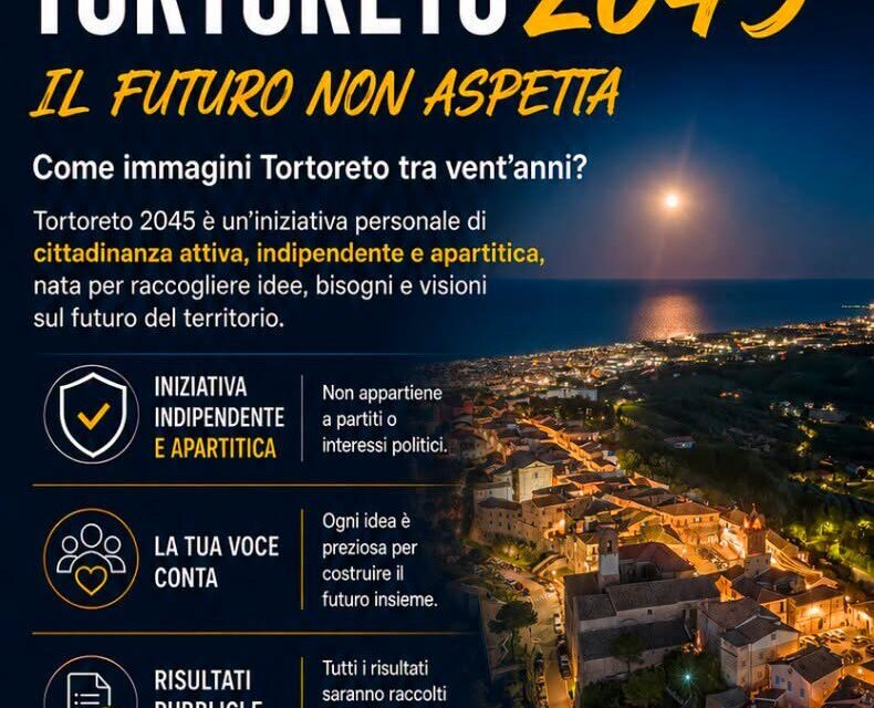 Tortoreto guarda avanti: parte una consultazione sul 2045