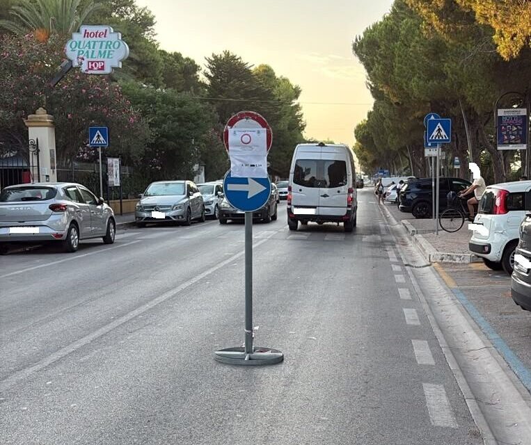 Tortoreto, dubbi sulla segnaletica sul lungomare Sirena