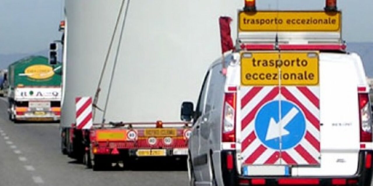 Teramo, viabilità modificata in via Cona per un trasporto speciale