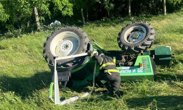Trattore si capovolge a Valle Castellana, grave un 51enne