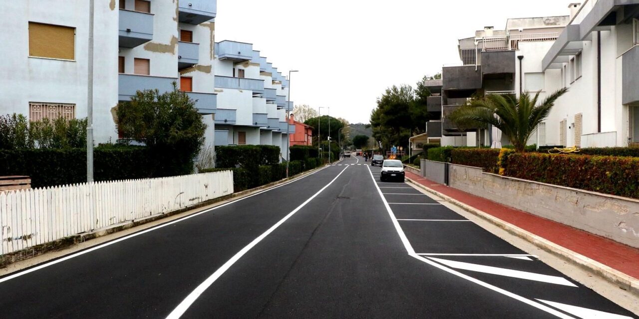 Villa Rosa, riapre via Franchi dopo i lavori sul fosso