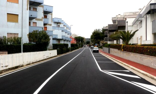 Villa Rosa, riapre via Franchi dopo i lavori sul fosso