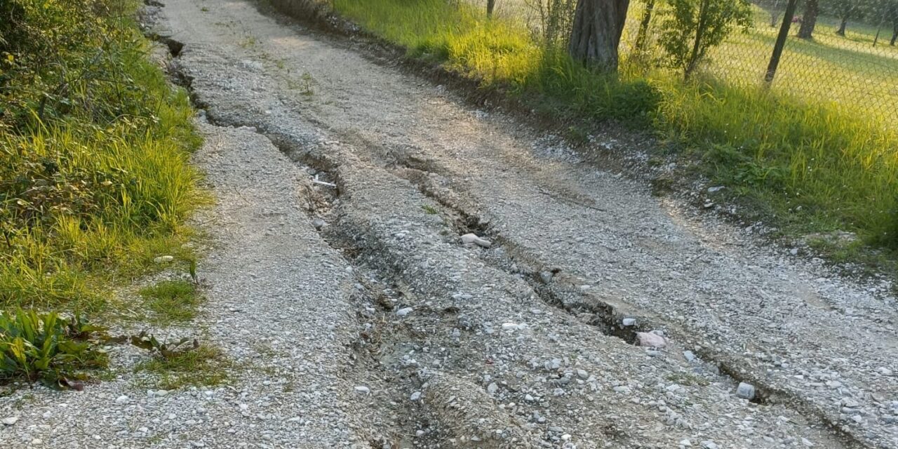 Sant’Omero, proteste per via San Rustico dopo il maltempo