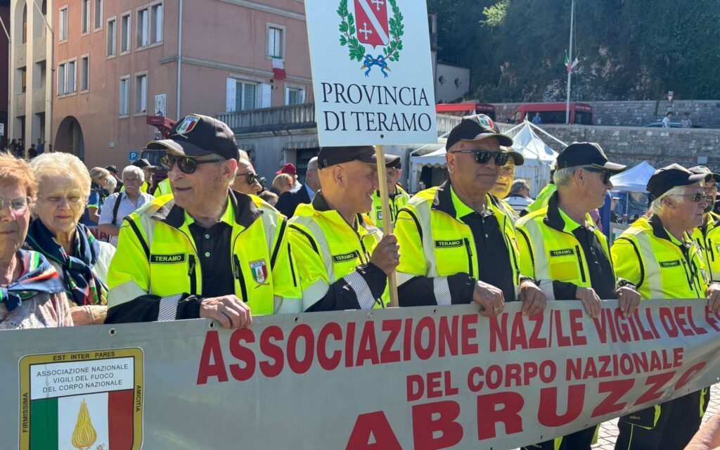 Teramo al raduno nazionale dei Vigili del Fuoco in Friuli
