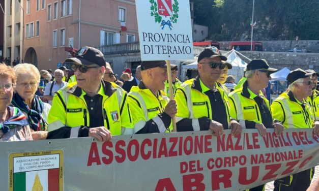 Teramo al raduno nazionale dei Vigili del Fuoco in Friuli
