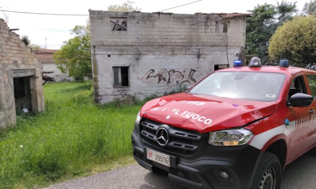 Sant’Omero, controlli a Villa Ricci dopo un rogo di sterpaglie