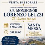 Giulianova, il vescovo Leuzzi a Villa Pozzoni per la messa in piazza