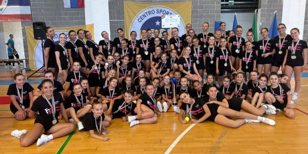 Ginnastica aerobica, Villa Rosa festeggia due titoli