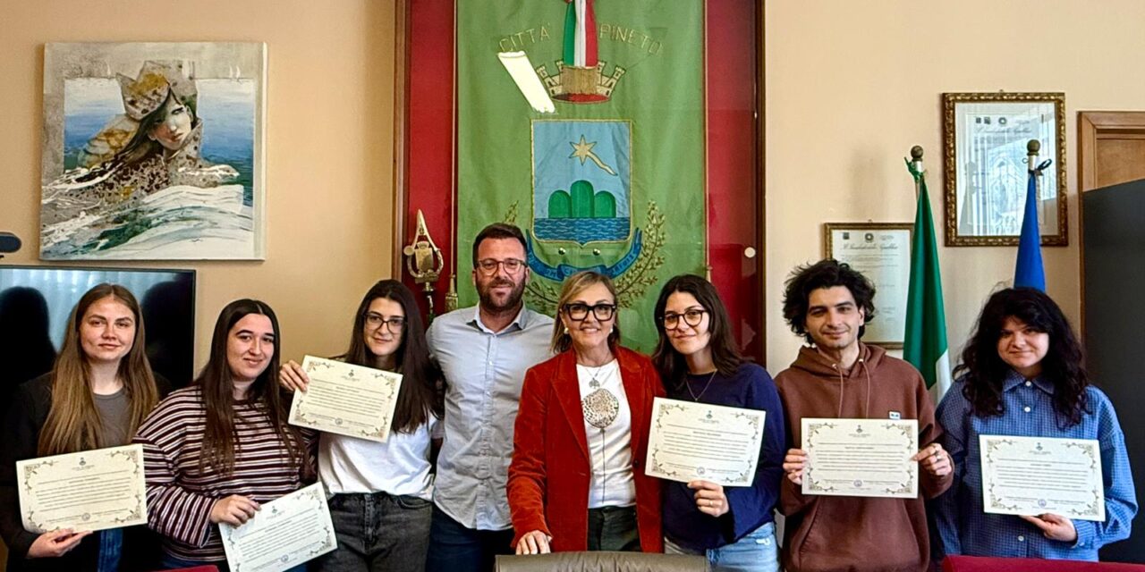 Pineto saluta i volontari del Servizio civile universale