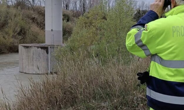 Maltempo, cresce il livello del Vomano: pre-allarme in corso